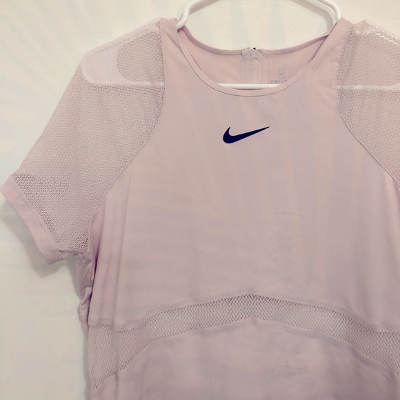 Nike Dresses | Light Pink Nike Dress With Mesh Detailing | Poshmark
